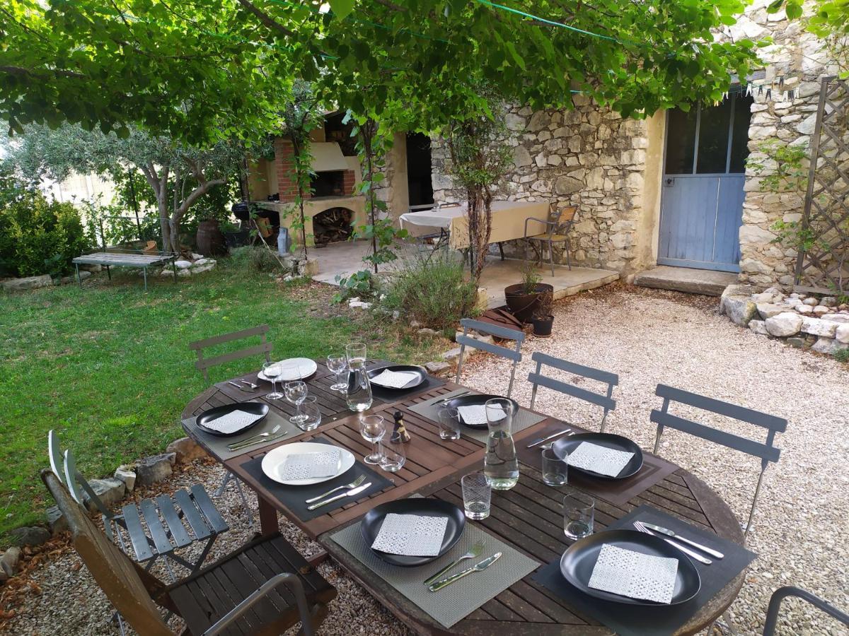 Chambre d'hôtes face au lavoir Méthamis Exterior foto